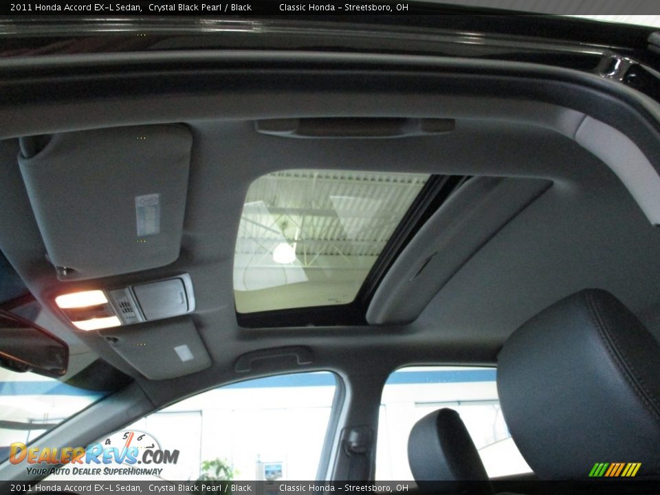 2011 Honda Accord EX-L Sedan Crystal Black Pearl / Black Photo #26