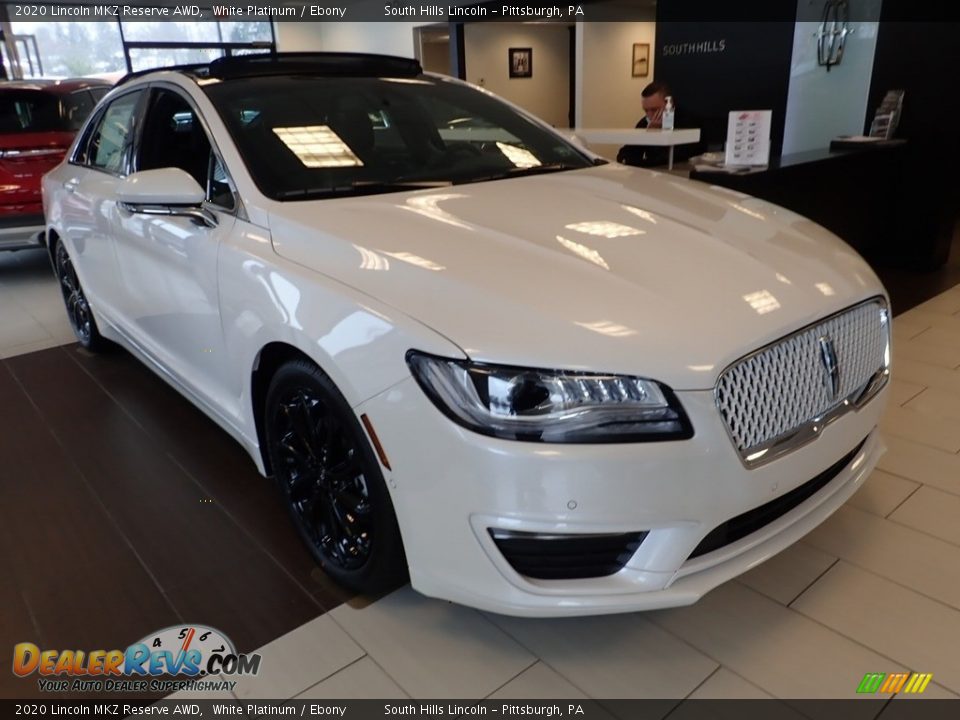 2020 Lincoln MKZ Reserve AWD White Platinum / Ebony Photo #5