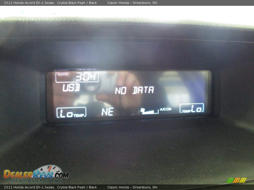 2011 Honda Accord EX-L Sedan Crystal Black Pearl / Black Photo #30