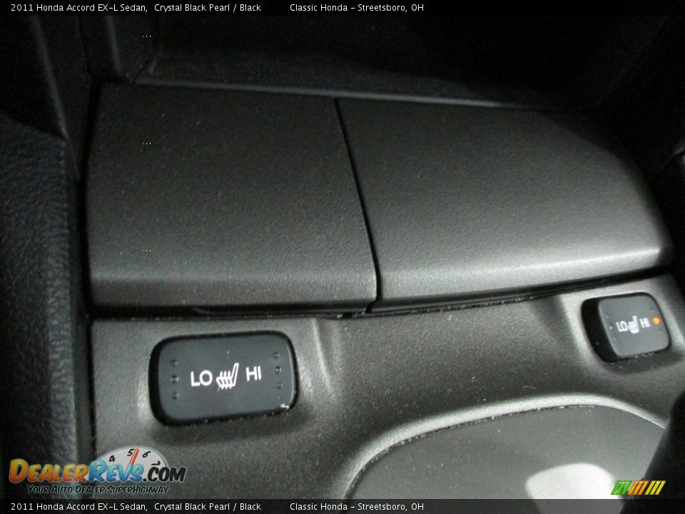 2011 Honda Accord EX-L Sedan Crystal Black Pearl / Black Photo #31