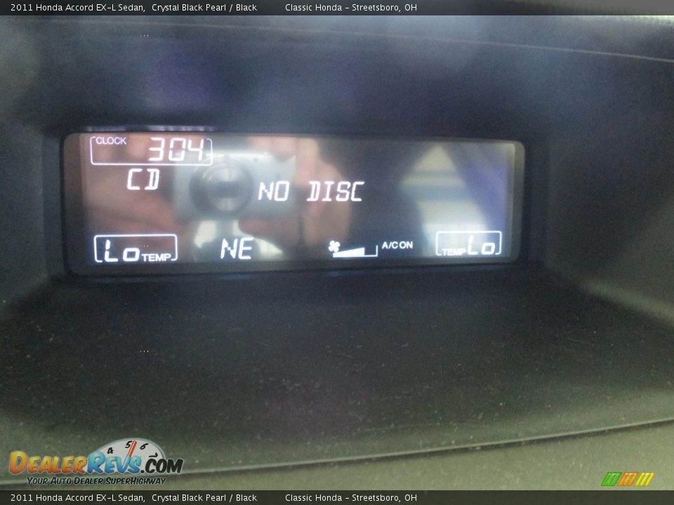 2011 Honda Accord EX-L Sedan Crystal Black Pearl / Black Photo #33