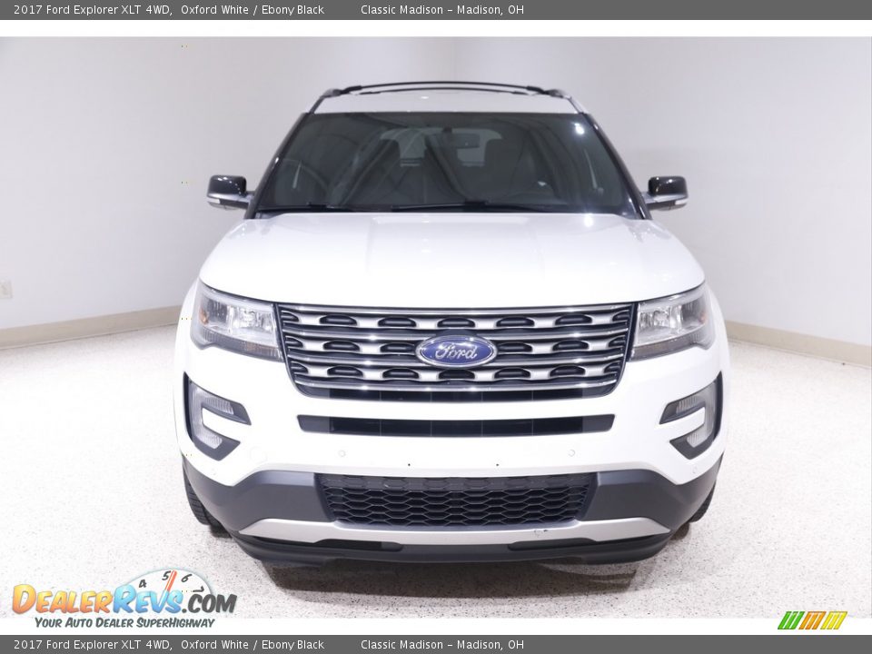 2017 Ford Explorer XLT 4WD Oxford White / Ebony Black Photo #2