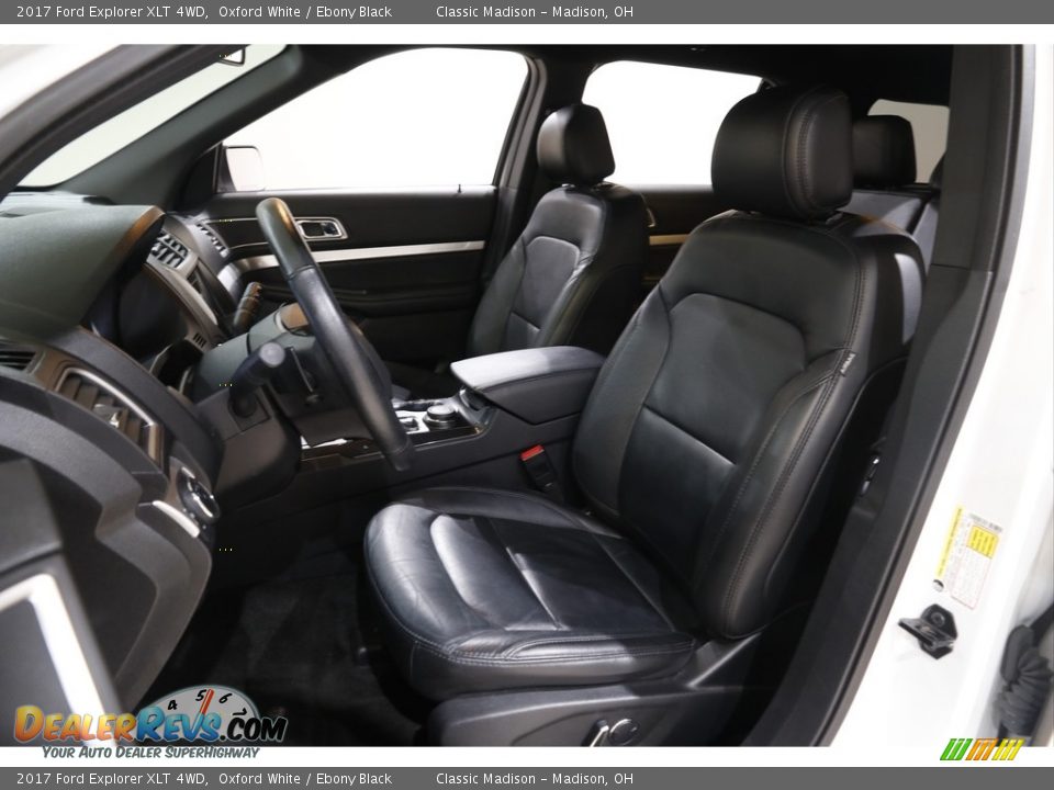 2017 Ford Explorer XLT 4WD Oxford White / Ebony Black Photo #5