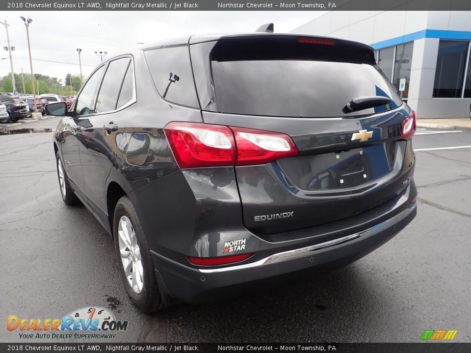 2018 Chevrolet Equinox LT AWD Nightfall Gray Metallic / Jet Black Photo #5