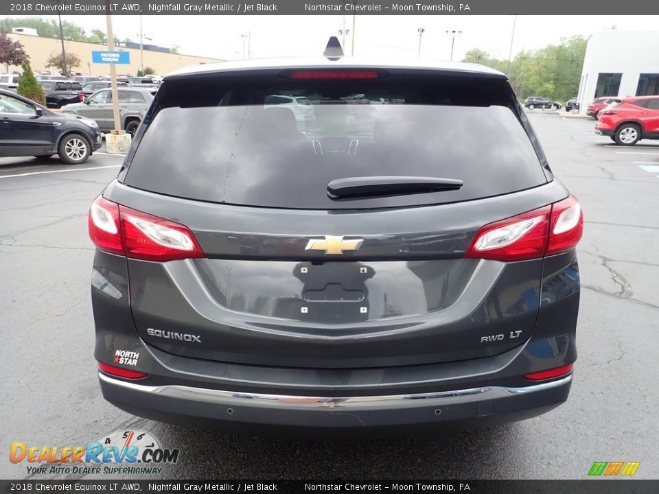 2018 Chevrolet Equinox LT AWD Nightfall Gray Metallic / Jet Black Photo #6