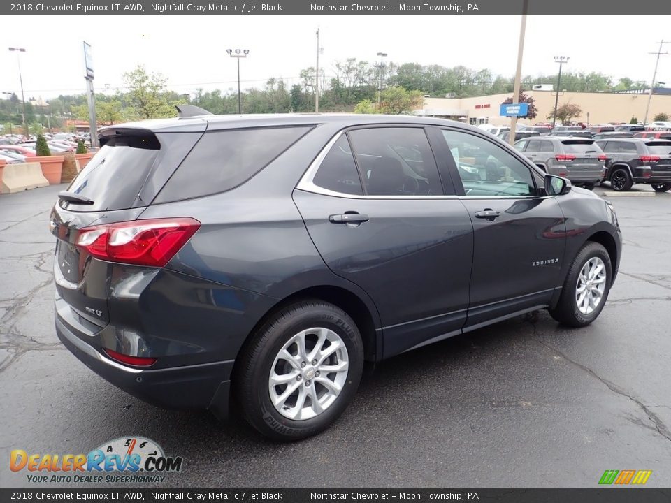 2018 Chevrolet Equinox LT AWD Nightfall Gray Metallic / Jet Black Photo #9