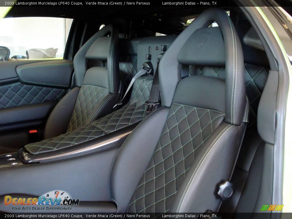 Nero Perseus Interior - 2009 Lamborghini Murcielago LP640 Coupe Photo #9