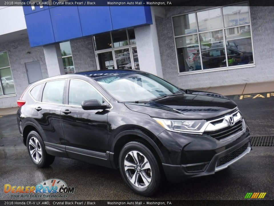 2018 Honda CR-V LX AWD Crystal Black Pearl / Black Photo #1