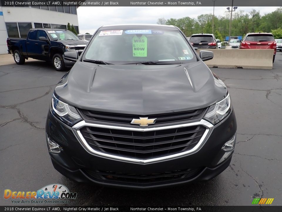 2018 Chevrolet Equinox LT AWD Nightfall Gray Metallic / Jet Black Photo #13