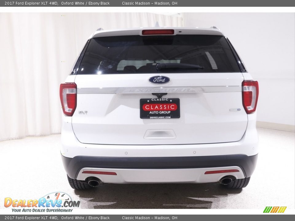 2017 Ford Explorer XLT 4WD Oxford White / Ebony Black Photo #19