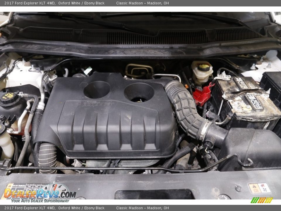 2017 Ford Explorer XLT 4WD Oxford White / Ebony Black Photo #20