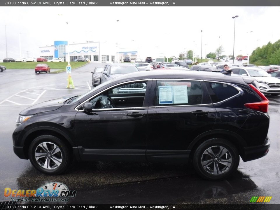 2018 Honda CR-V LX AWD Crystal Black Pearl / Black Photo #6