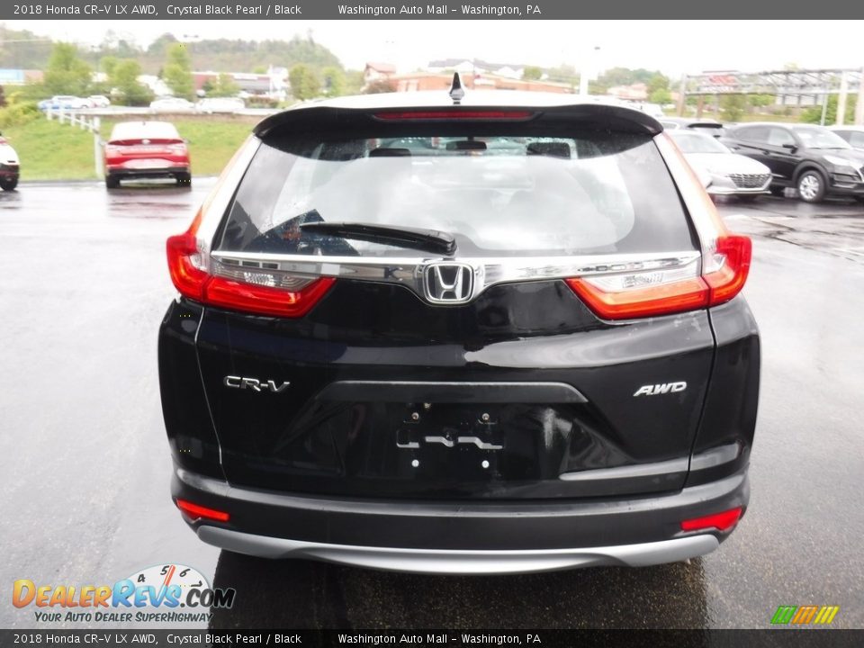 2018 Honda CR-V LX AWD Crystal Black Pearl / Black Photo #8