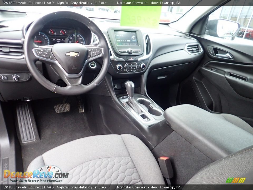 2018 Chevrolet Equinox LT AWD Nightfall Gray Metallic / Jet Black Photo #22