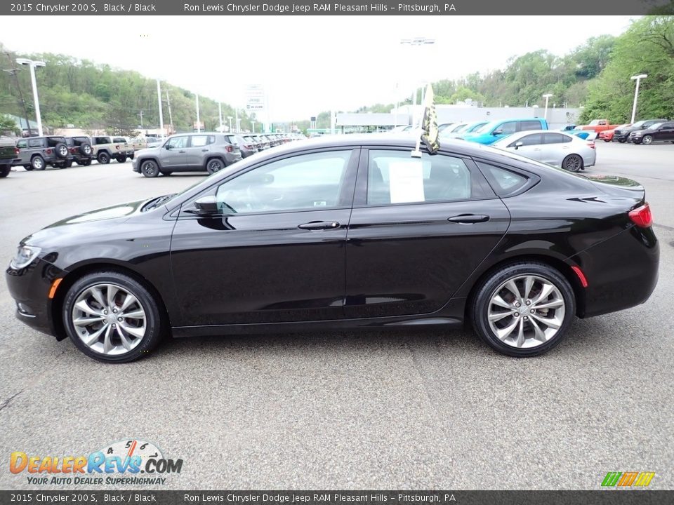 2015 Chrysler 200 S Black / Black Photo #2