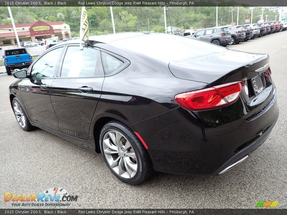 2015 Chrysler 200 S Black / Black Photo #3