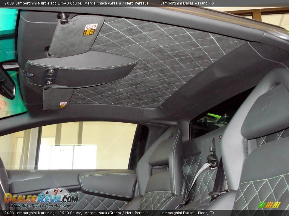Nero Perseus Interior - 2009 Lamborghini Murcielago LP640 Coupe Photo #10