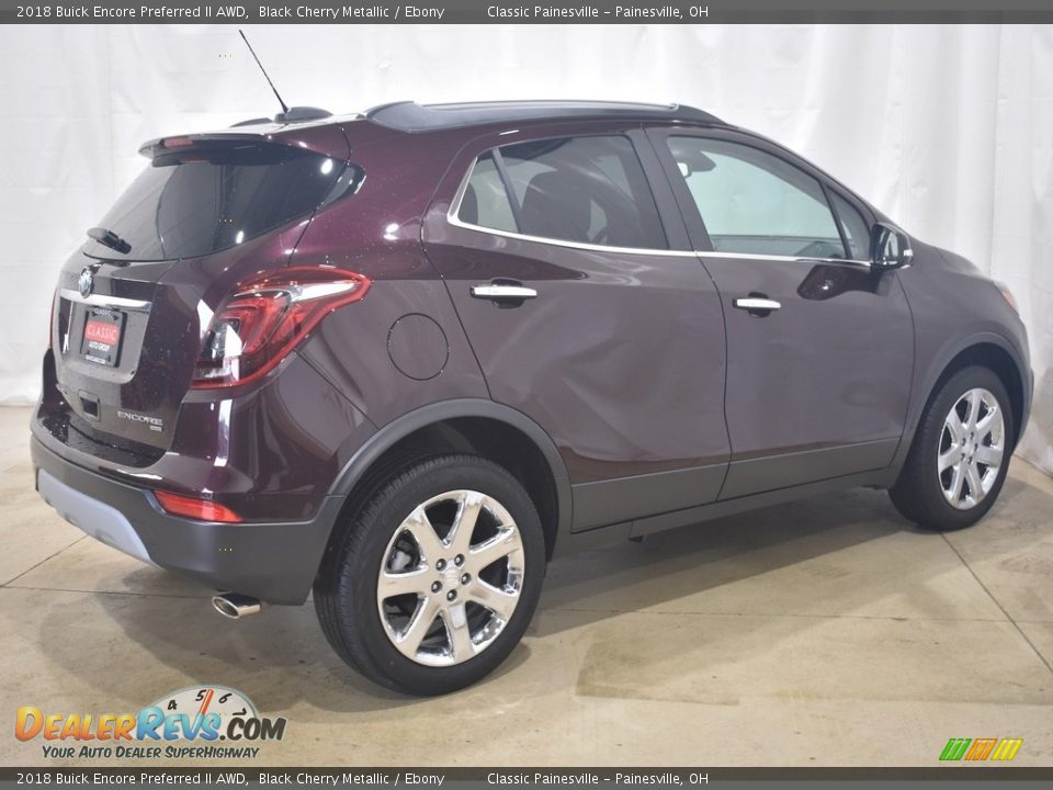 2018 Buick Encore Preferred II AWD Black Cherry Metallic / Ebony Photo #2