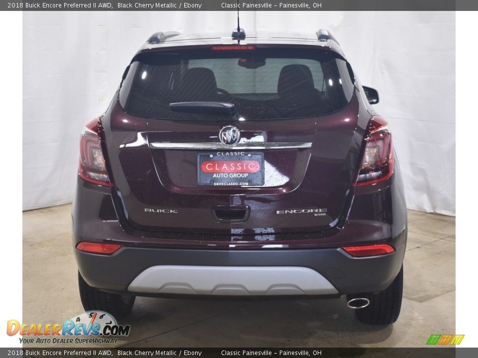 2018 Buick Encore Preferred II AWD Black Cherry Metallic / Ebony Photo #3