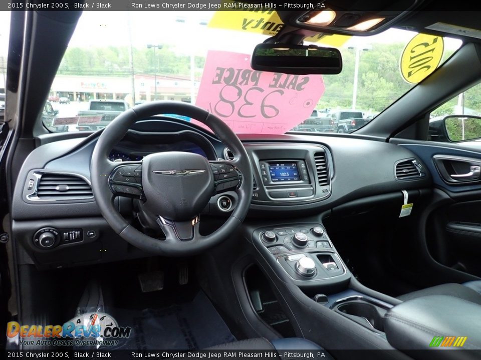 2015 Chrysler 200 S Black / Black Photo #13