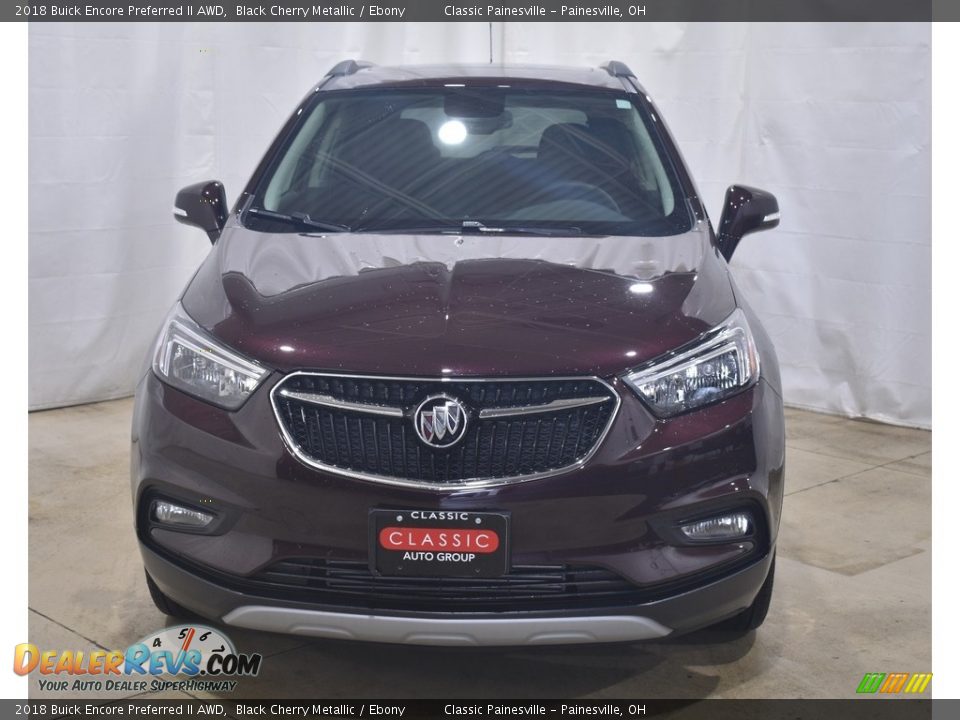 2018 Buick Encore Preferred II AWD Black Cherry Metallic / Ebony Photo #4