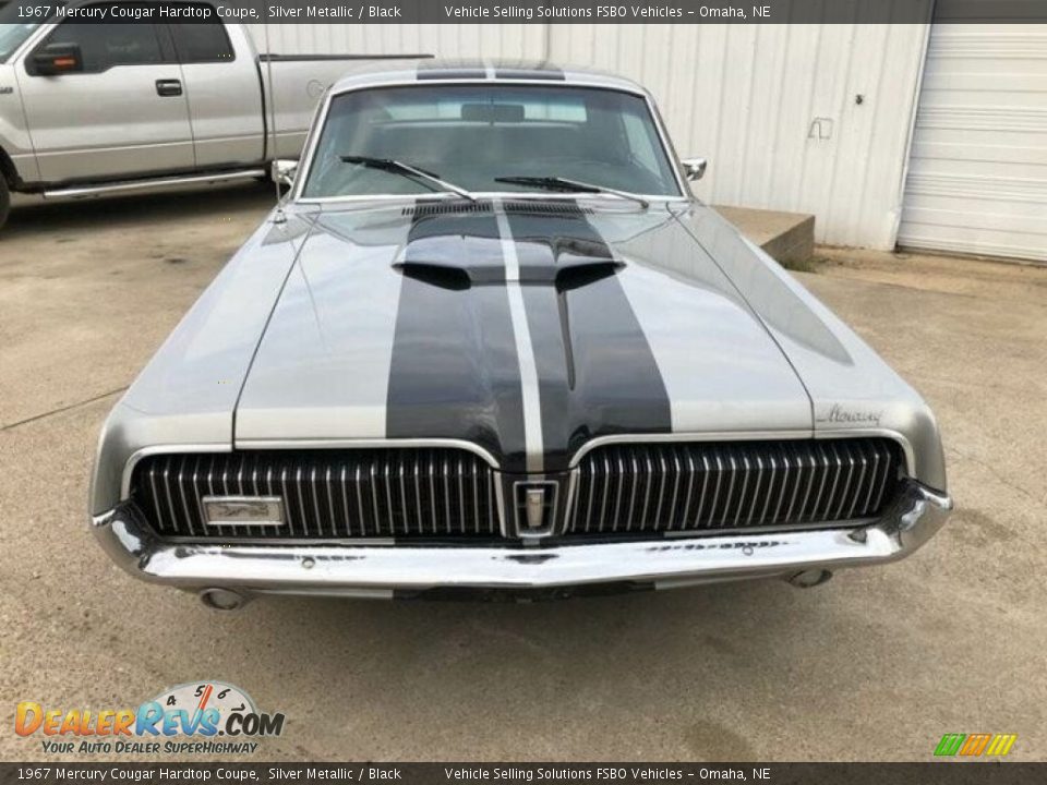 1967 Mercury Cougar Hardtop Coupe Silver Metallic / Black Photo #8