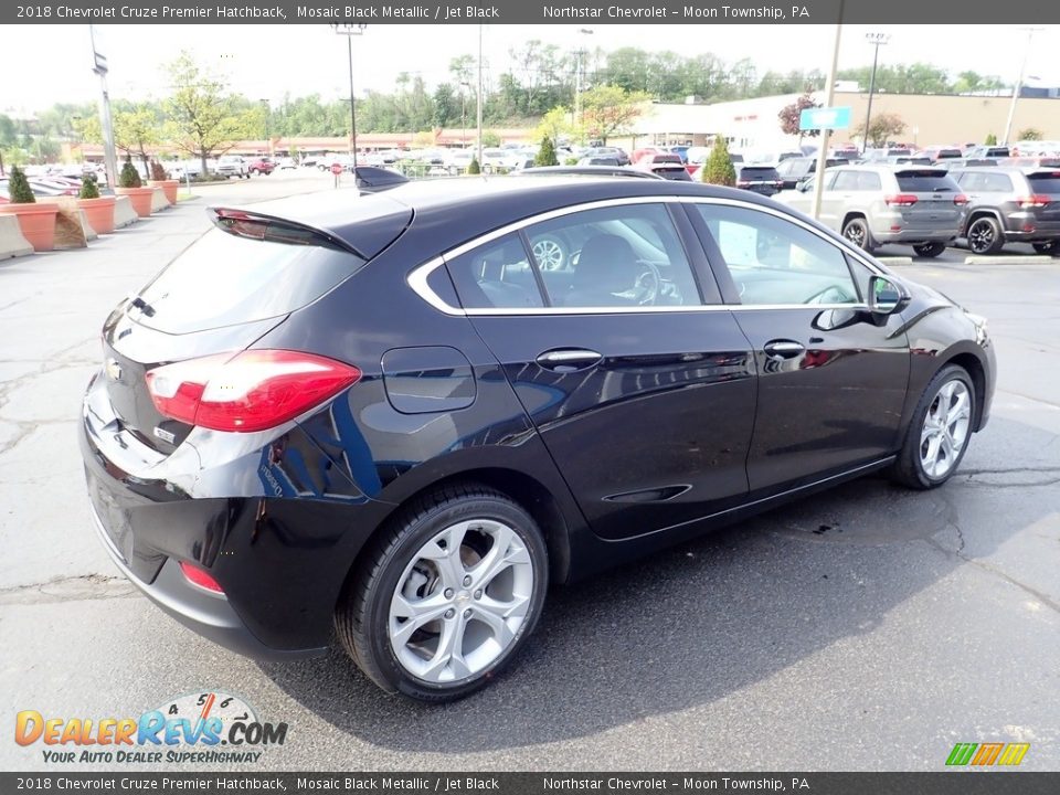 2018 Chevrolet Cruze Premier Hatchback Mosaic Black Metallic / Jet Black Photo #9