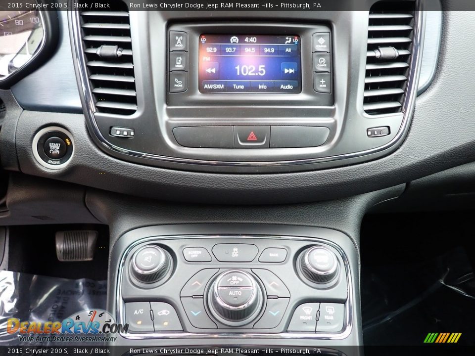 2015 Chrysler 200 S Black / Black Photo #19