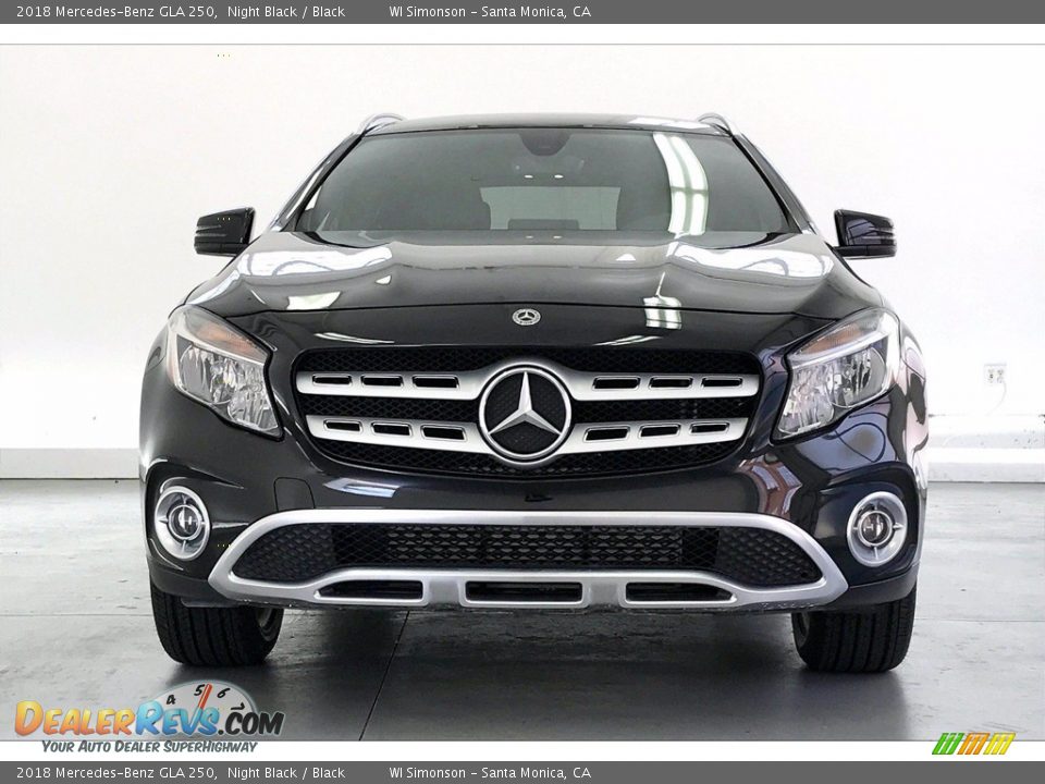 2018 Mercedes-Benz GLA 250 Night Black / Black Photo #2