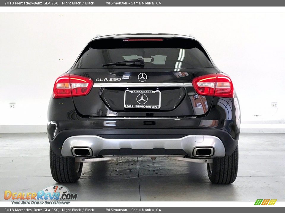 2018 Mercedes-Benz GLA 250 Night Black / Black Photo #3
