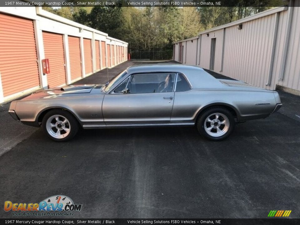 Silver Metallic 1967 Mercury Cougar Hardtop Coupe Photo #17