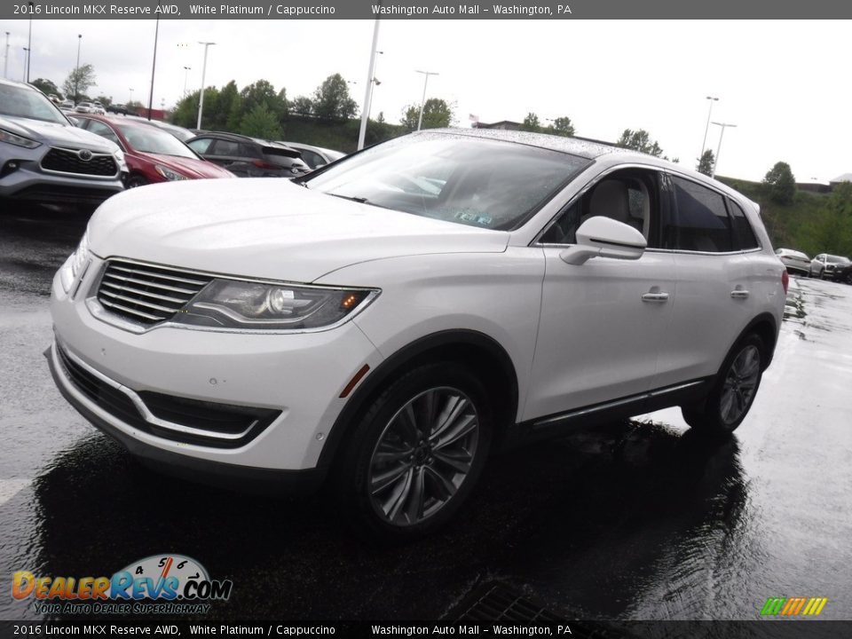 2016 Lincoln MKX Reserve AWD White Platinum / Cappuccino Photo #5