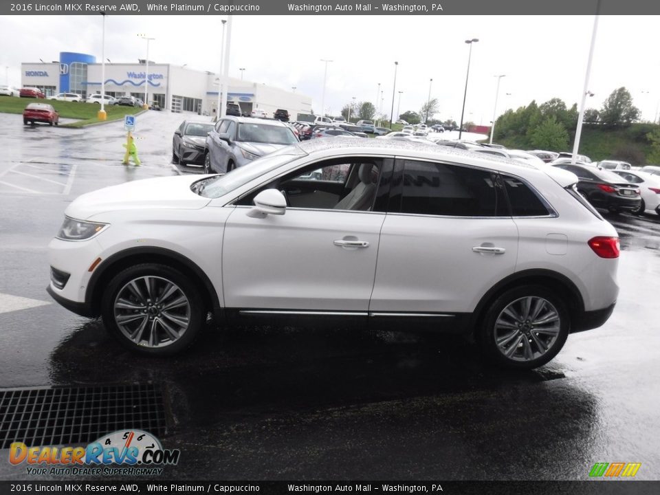 White Platinum 2016 Lincoln MKX Reserve AWD Photo #6