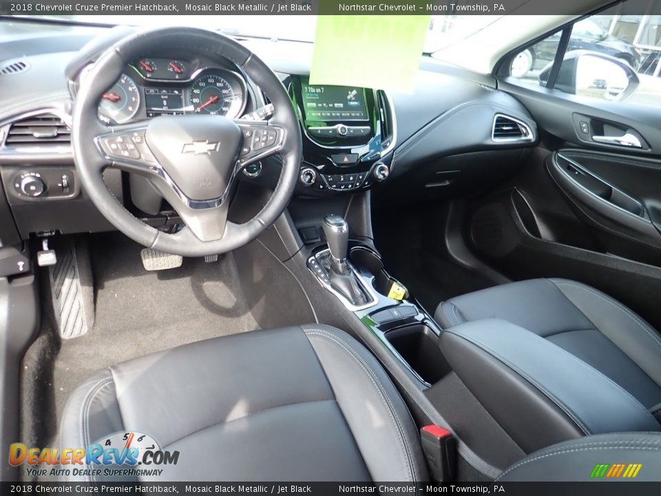 Jet Black Interior - 2018 Chevrolet Cruze Premier Hatchback Photo #22