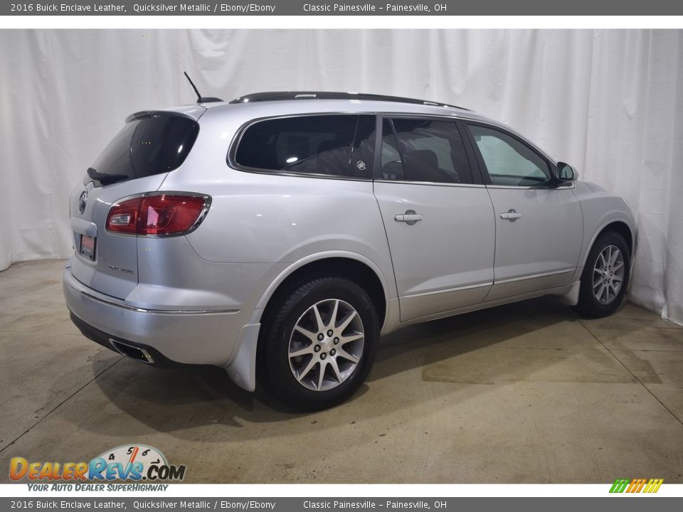 2016 Buick Enclave Leather Quicksilver Metallic / Ebony/Ebony Photo #2