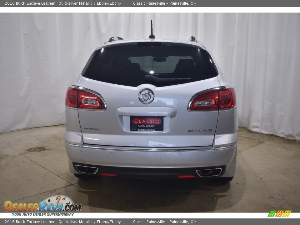 2016 Buick Enclave Leather Quicksilver Metallic / Ebony/Ebony Photo #3