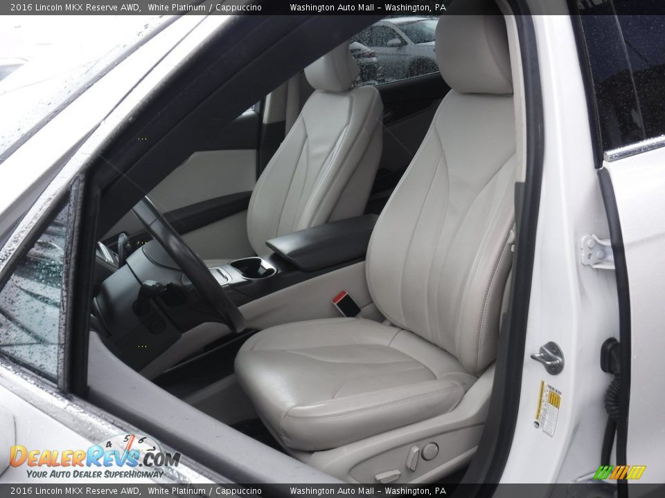 2016 Lincoln MKX Reserve AWD White Platinum / Cappuccino Photo #13