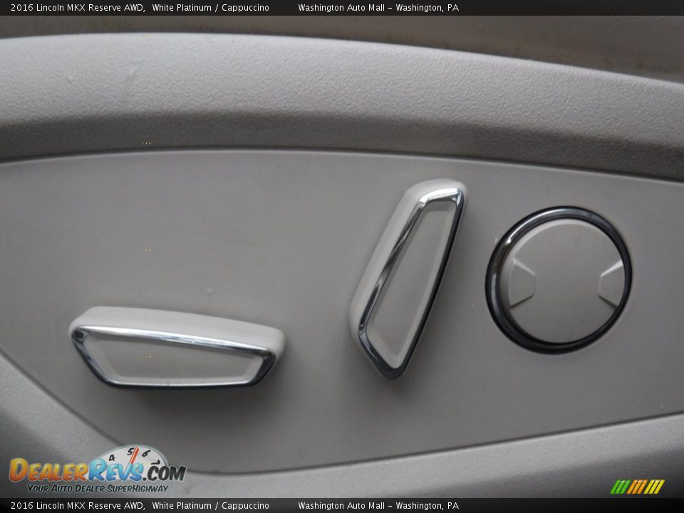 2016 Lincoln MKX Reserve AWD White Platinum / Cappuccino Photo #14