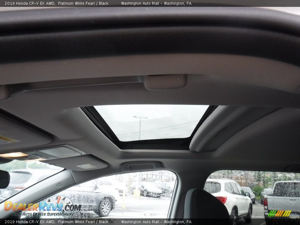 2019 Honda CR-V EX AWD Platinum White Pearl / Black Photo #8