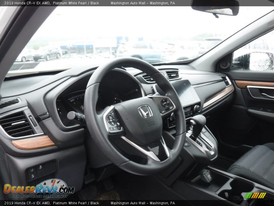 2019 Honda CR-V EX AWD Platinum White Pearl / Black Photo #9