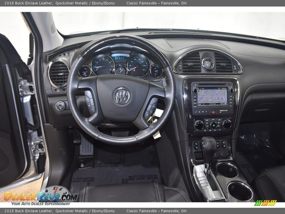 2016 Buick Enclave Leather Quicksilver Metallic / Ebony/Ebony Photo #15