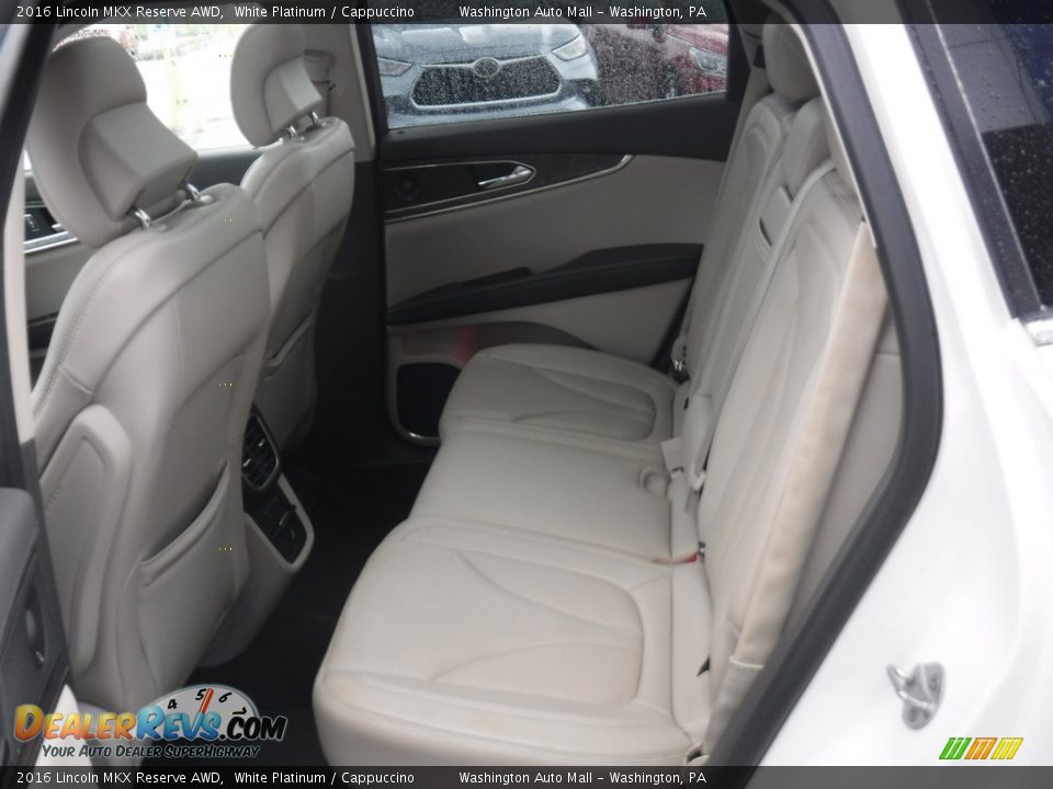 Rear Seat of 2016 Lincoln MKX Reserve AWD Photo #24