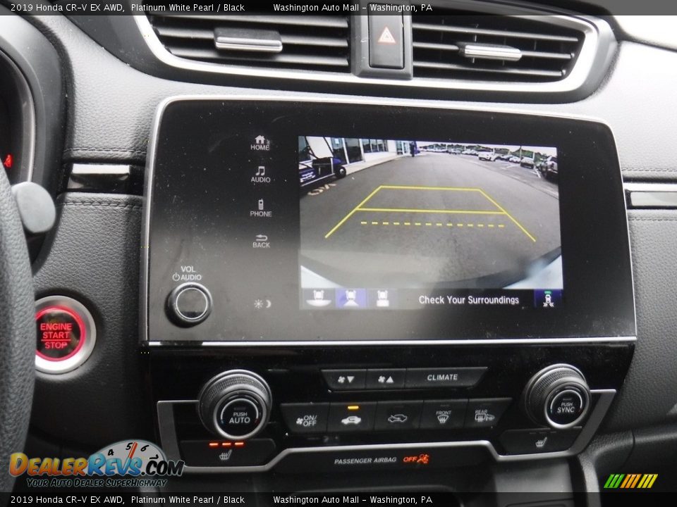 2019 Honda CR-V EX AWD Platinum White Pearl / Black Photo #17