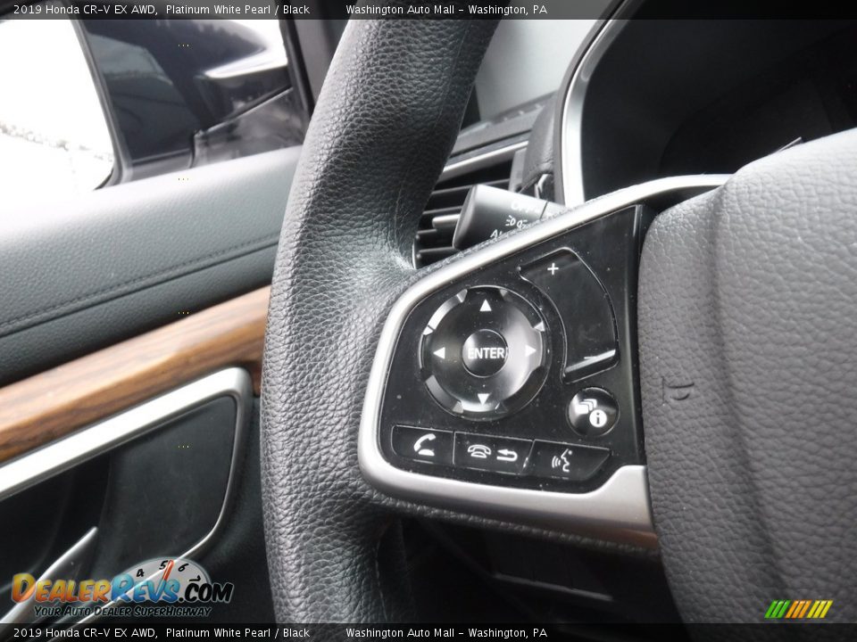 2019 Honda CR-V EX AWD Platinum White Pearl / Black Photo #18
