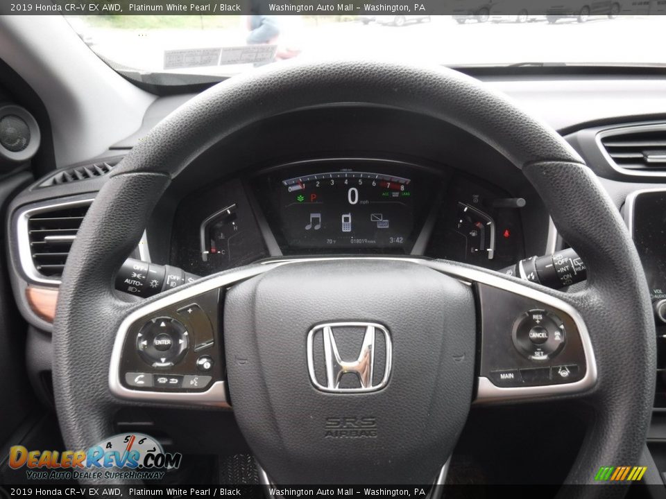 2019 Honda CR-V EX AWD Platinum White Pearl / Black Photo #20