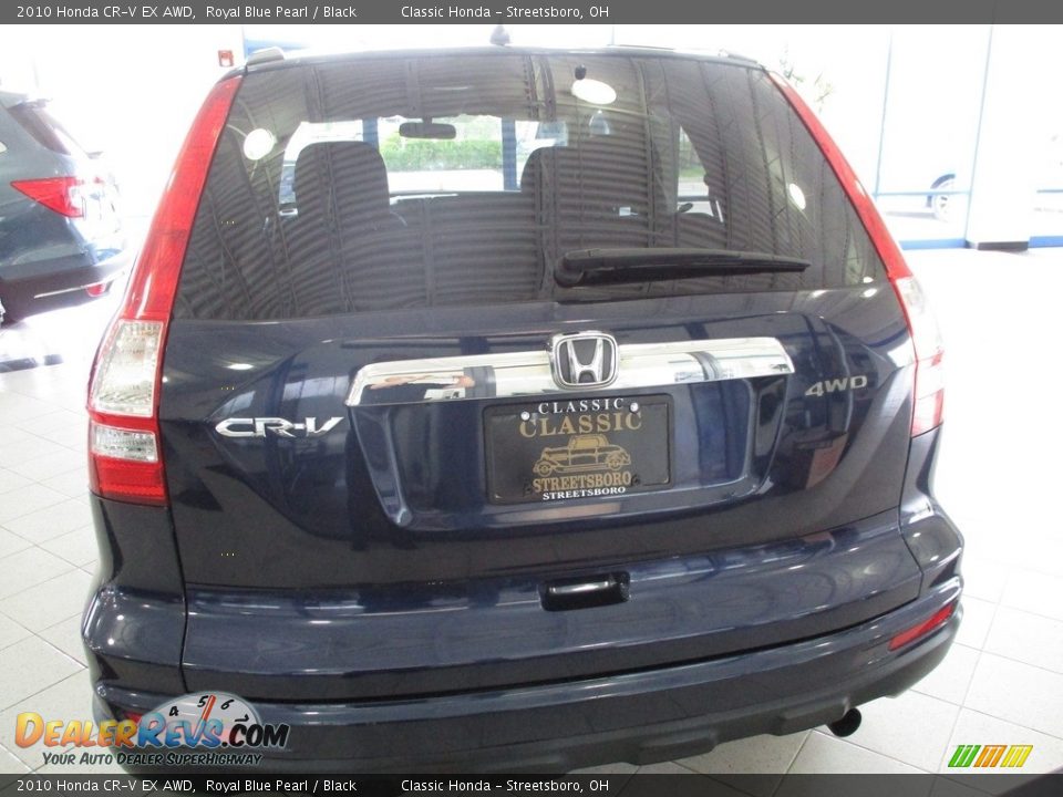 2010 Honda CR-V EX AWD Royal Blue Pearl / Black Photo #8