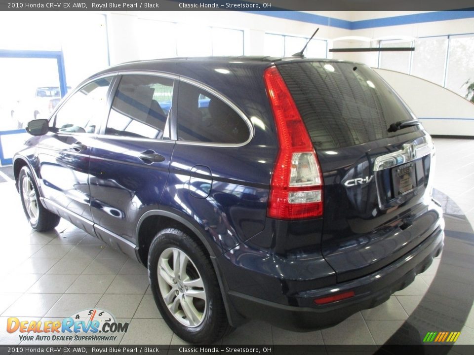 2010 Honda CR-V EX AWD Royal Blue Pearl / Black Photo #9