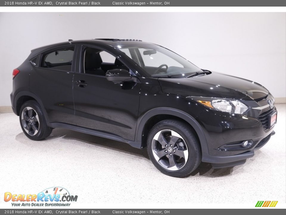 Front 3/4 View of 2018 Honda HR-V EX AWD Photo #1