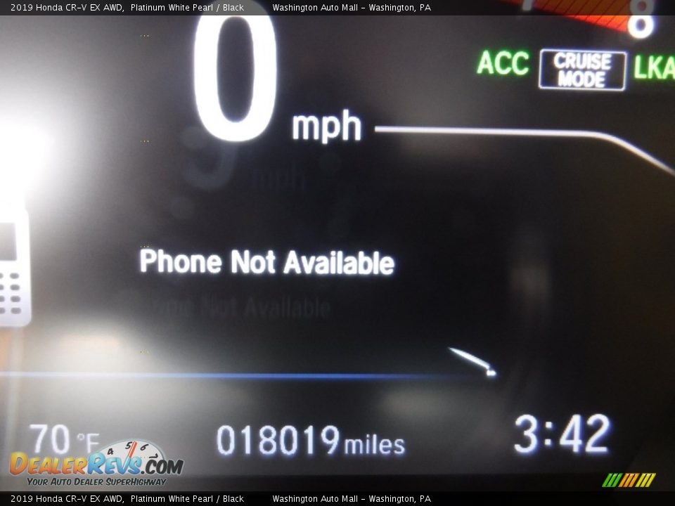 2019 Honda CR-V EX AWD Platinum White Pearl / Black Photo #28