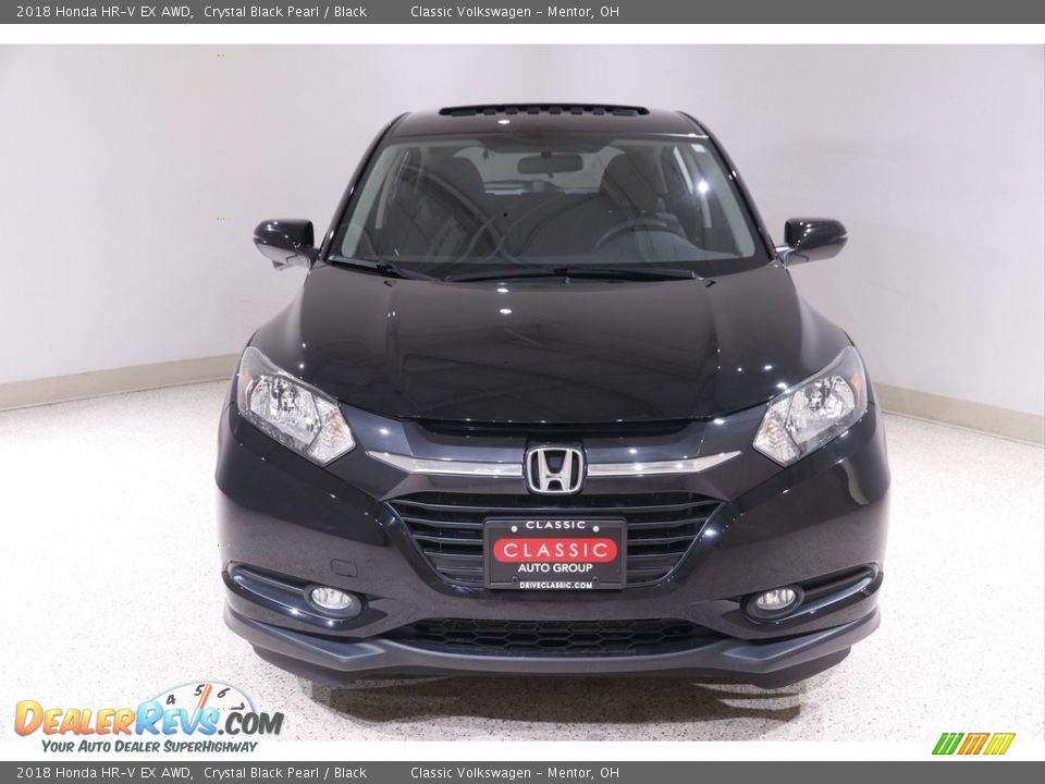 2018 Honda HR-V EX AWD Crystal Black Pearl / Black Photo #2
